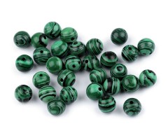   Malachit synthetisches Mineral - 10 St./Packung Perlen,Einfädelmaterial