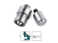 Aufsatz zum Nieten von glänzenden Ösen - 12 mm Kurzwaren aus Metall