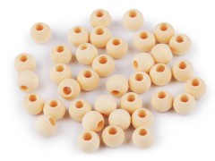        Holzperlen unlackiert 10 mm - 100 St./Packung Perlen,Einfädelmaterial