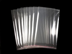 Cellophanbeutel mit Klebestreifen  17x28 cm - 100 St. Papier,Zellophan,Folie