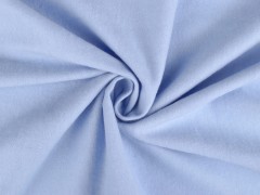 Baumwolle Flanell einfarbig - Blau 
