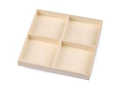 Holzbox - 13 x 13 cm Aufbewahrung, Reinigung