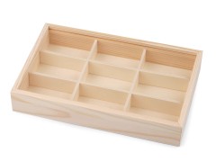 Holzbox mit Schiebedeckel - 13,5 x 22 cm Aufbewahrung, Reinigung