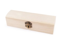 Holzbox zum Verzieren - 5,5 x 18,5 cm Aufbewahrung, Reinigung