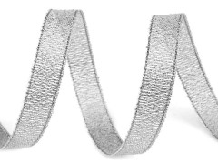 Brokatband 22 m - Silber Bänder,Borten