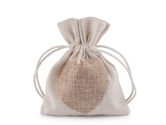 Baumwollsäckchen Herz - 10 St. Geschenke einpacken