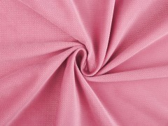 Velvet strukturiert einfarbig - Rosa 