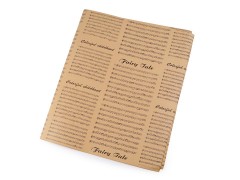 Deko Papier Noten - 4 St./Packung Papier,Zellophan,Folie