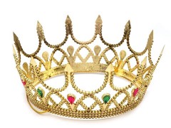 Prinzessinnen-Krone Karneval - Golden Kostüme