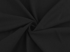 Jerseystoff Baumwolle einfarbig - Schwarz 