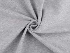 Jerseystoff Baumwolle einfarbig - Grau 