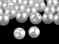 Perlen zum Annähen weiß - 20 St./Packung 