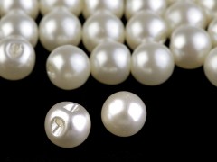 Perlen zum Annähen creme - 20 St./Packung Perlen,Einfädelmaterial