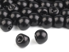 Perlen zum Annähen schwarz - 20 St./Packung Perlen,Einfädelmaterial