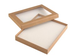 Schachtel mit Sichtfenster gepolstert  Boxen, Säckchen