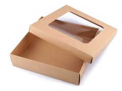 Geschenkbox mit Fenster - 4 St./Packung Boxen, Säckchen