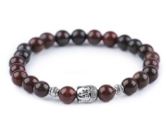 Buddha Armband Mineral Stein Armbänder, Ringe