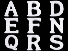  3D Buchstaben Alphabet Polystyrol Styropor, Plastik