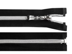 Reißverschluss Metallschiene - 55 cm Reiß-,Klettverschlüsse
