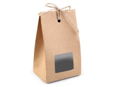 Geschenkbox aus Papier mit Fenster - 10 St. Boxen, Säckchen