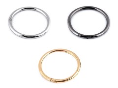 Karabiner Ring für Handtaschen - 50 mm Metall, Magnete