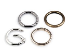 Karabiner Ring für Handtaschen 34 mm 