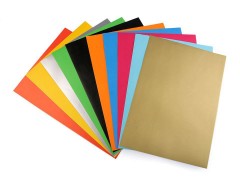 Papier selbstklebend verschiedene Farben - 10St./Packung Papier,Zellophan,Folie
