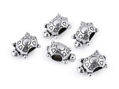 Metallperle Schildkröte - 5 St./Packung Perlen,Einfädelmaterial